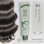 Organica Krem Organik Saç Boyası 5.1 Açık Küllü Kahve