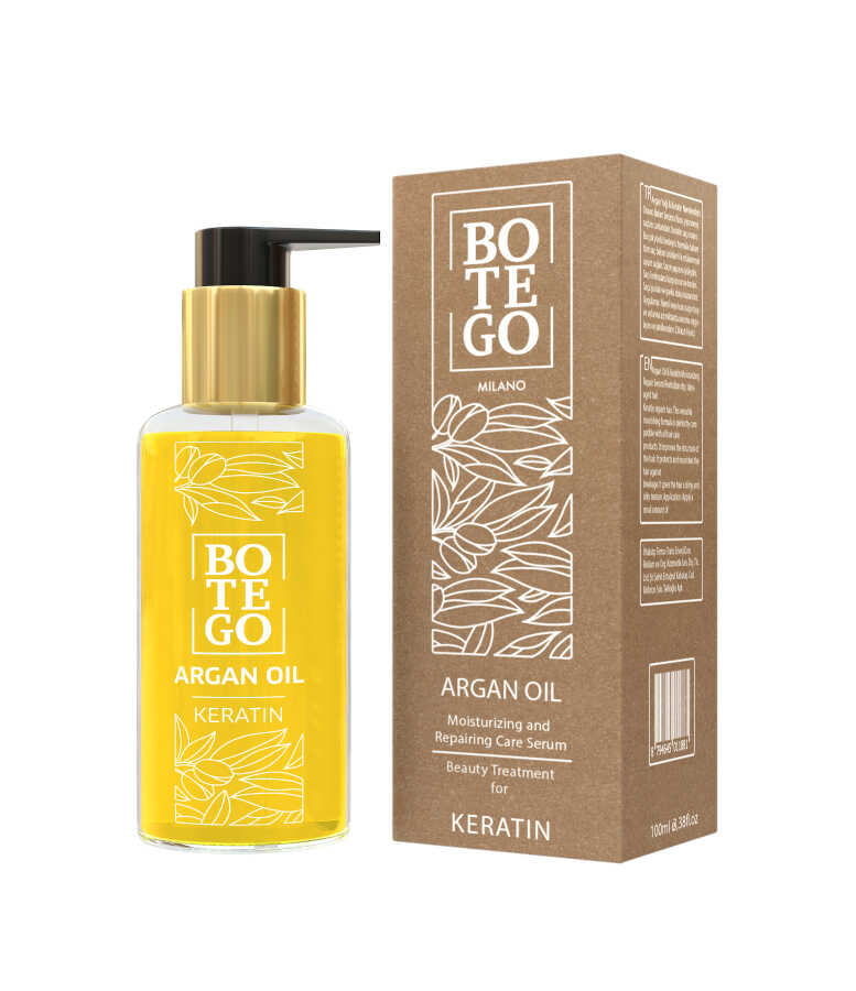 Botego Milano Argan Oil & Keratin Nemlendirici ve Onarıcı Bakım Serumu 100 ml - 1