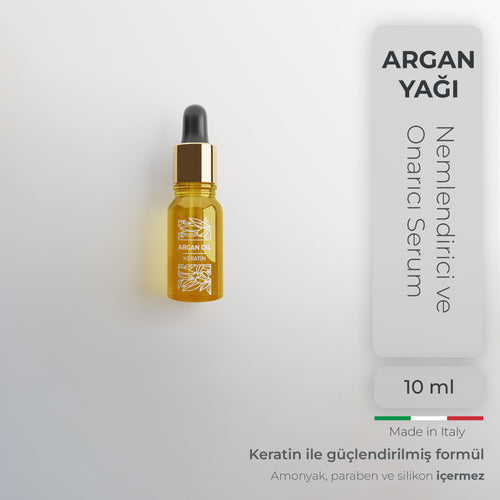 Argan Yağı, Keratin Nemlendirici ve Onarıcı Saç Bakım Serumu