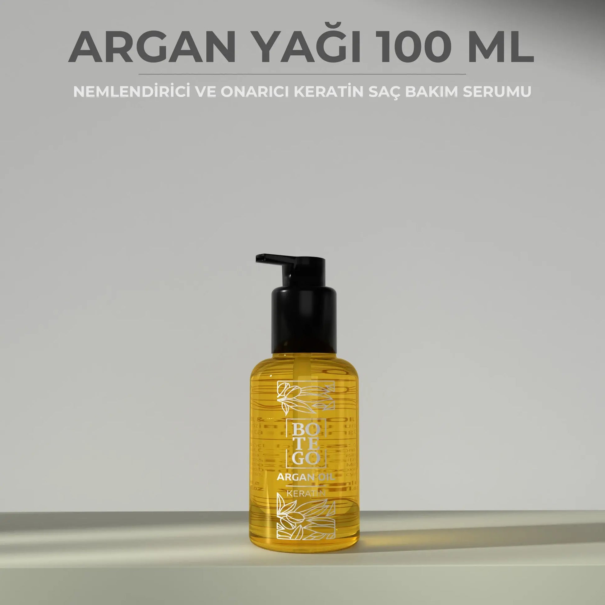 Argan Yağı, Keratin Saç Serumu Onarıcı Bakım | Botego Milano