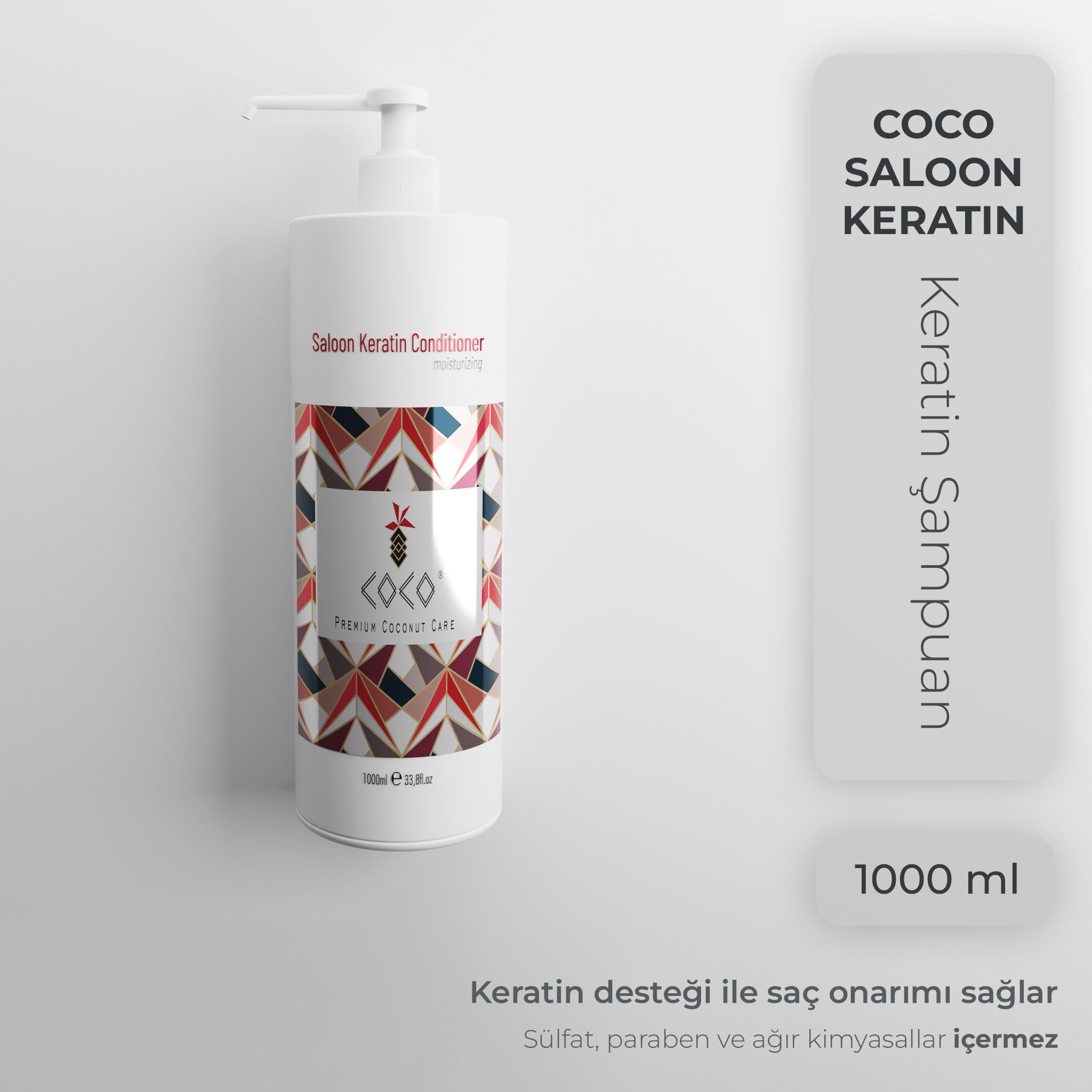 Coco Keratin Conditioner Saç Bakım Kremi 1000 ml