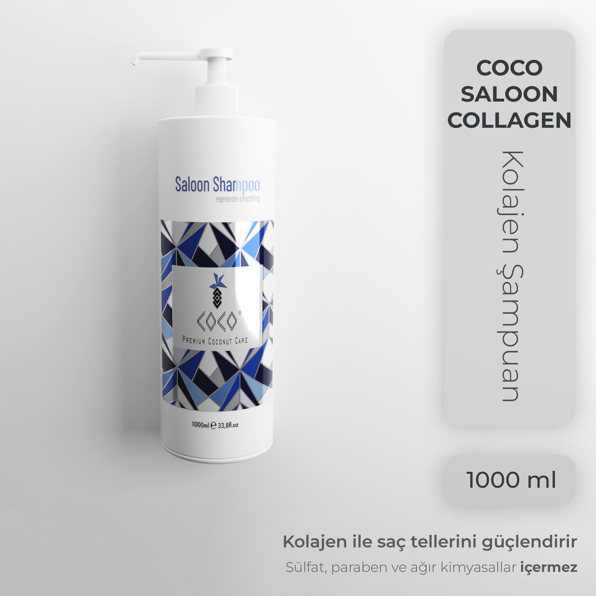 Coco Saloon Collegen Şampuan 1000 ml | Botego Milano