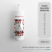 Coco Saloon Keratin Şampuan | Onarıcı ve Nemlendirici