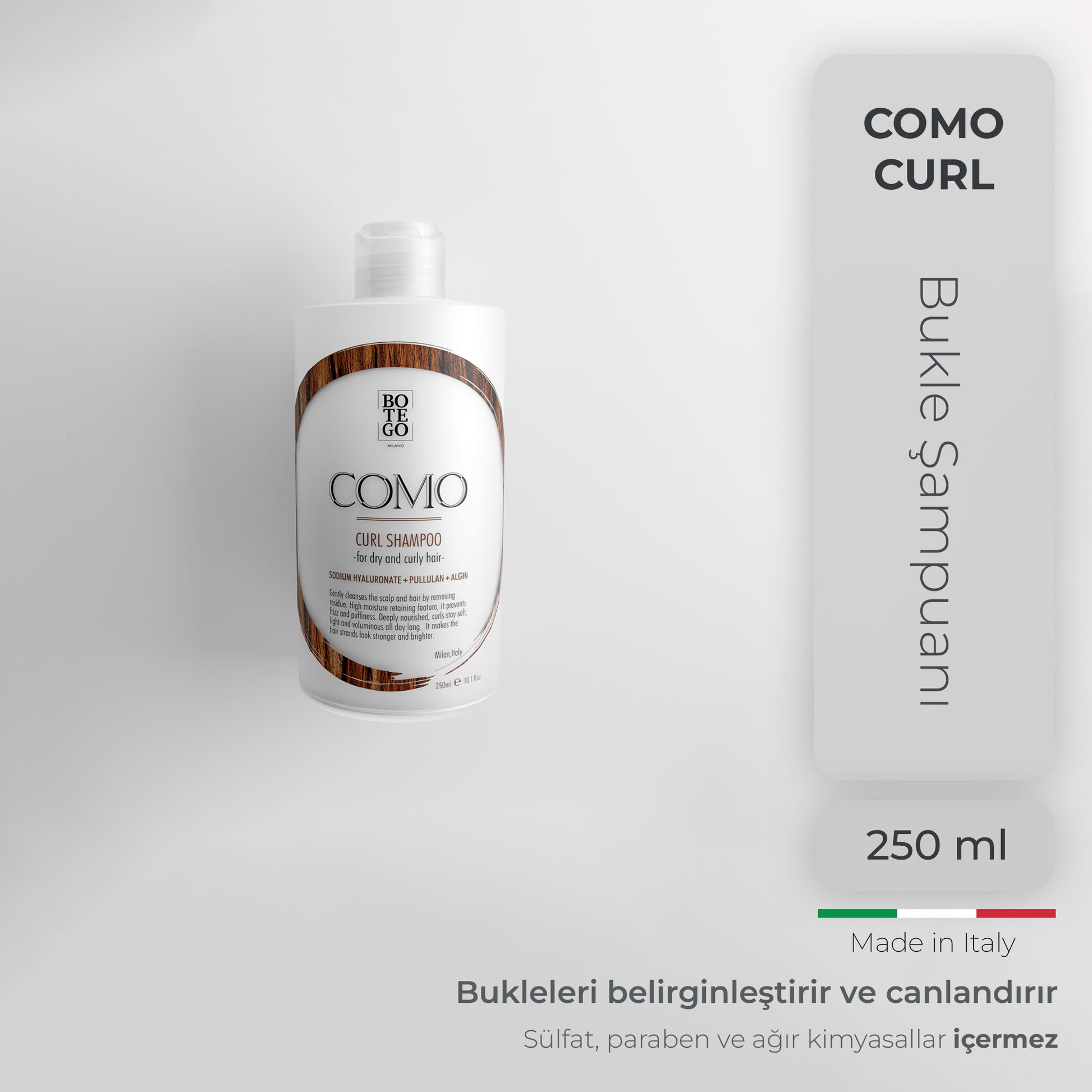 Como Curl Belirgin ve Nemli Bukle Şampuanı | Botego Milano