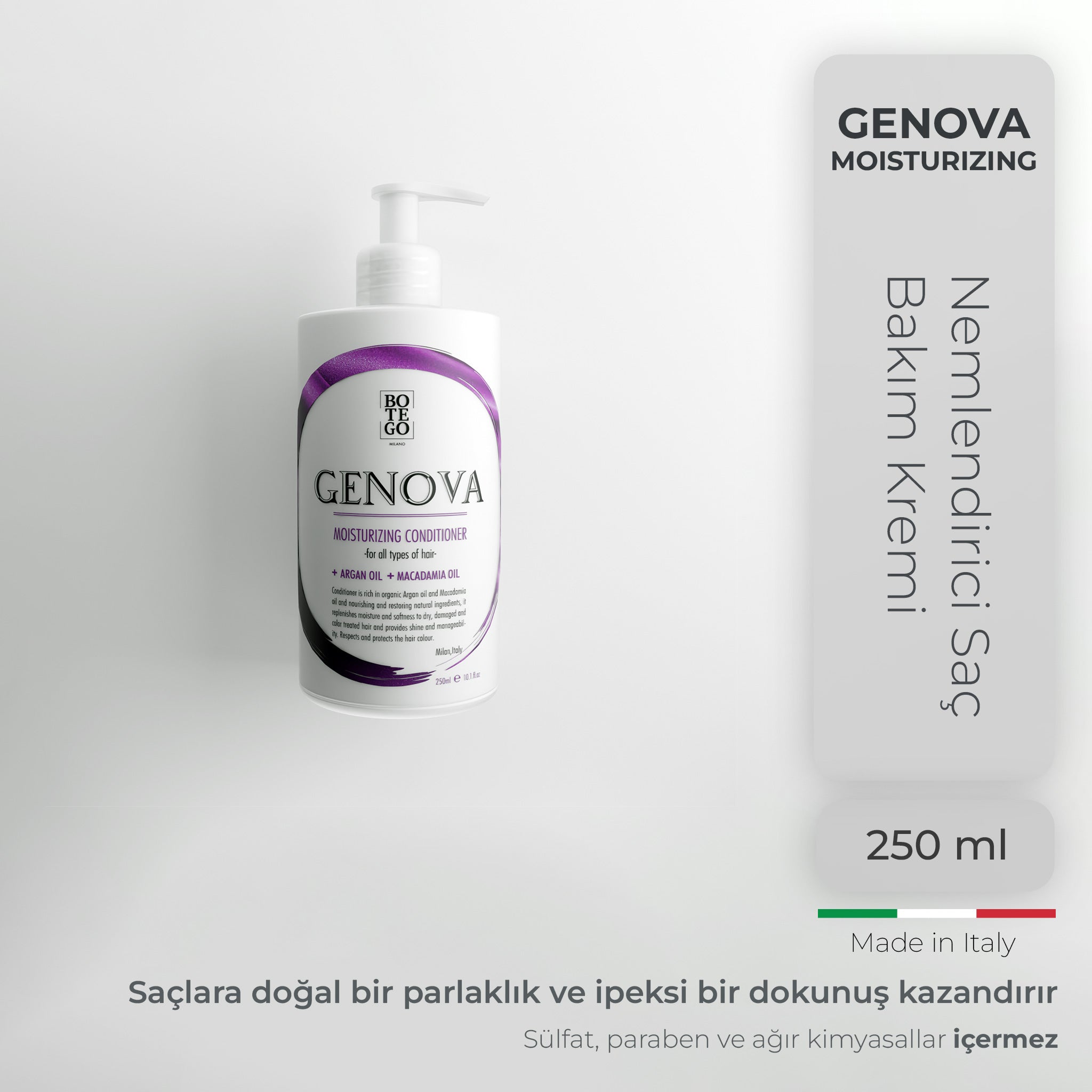 Genova Moisturizing Nemlendirici Bakım Şampuanı – Botego Milano