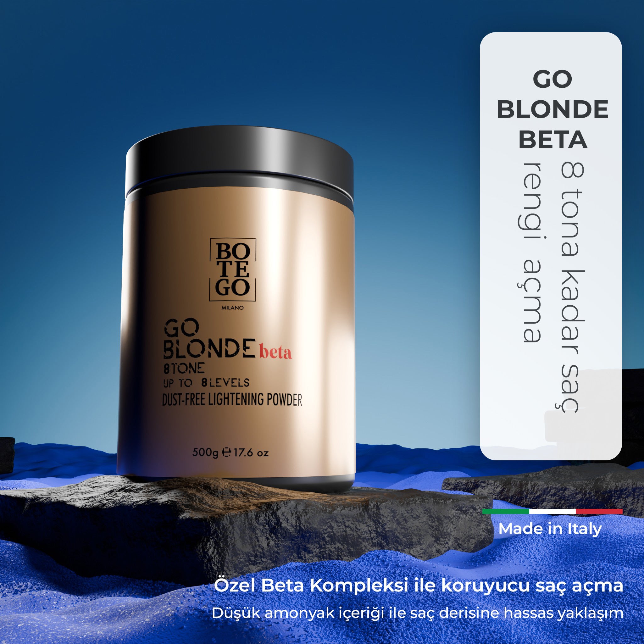 Go Blonde Beta Toz Saç Açıcı | Koruyucu Aydınlatıcı Sistem