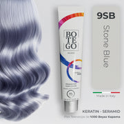 Metallic Shades Krem Saç Boyası 9 Stone Blue | Botego Milano