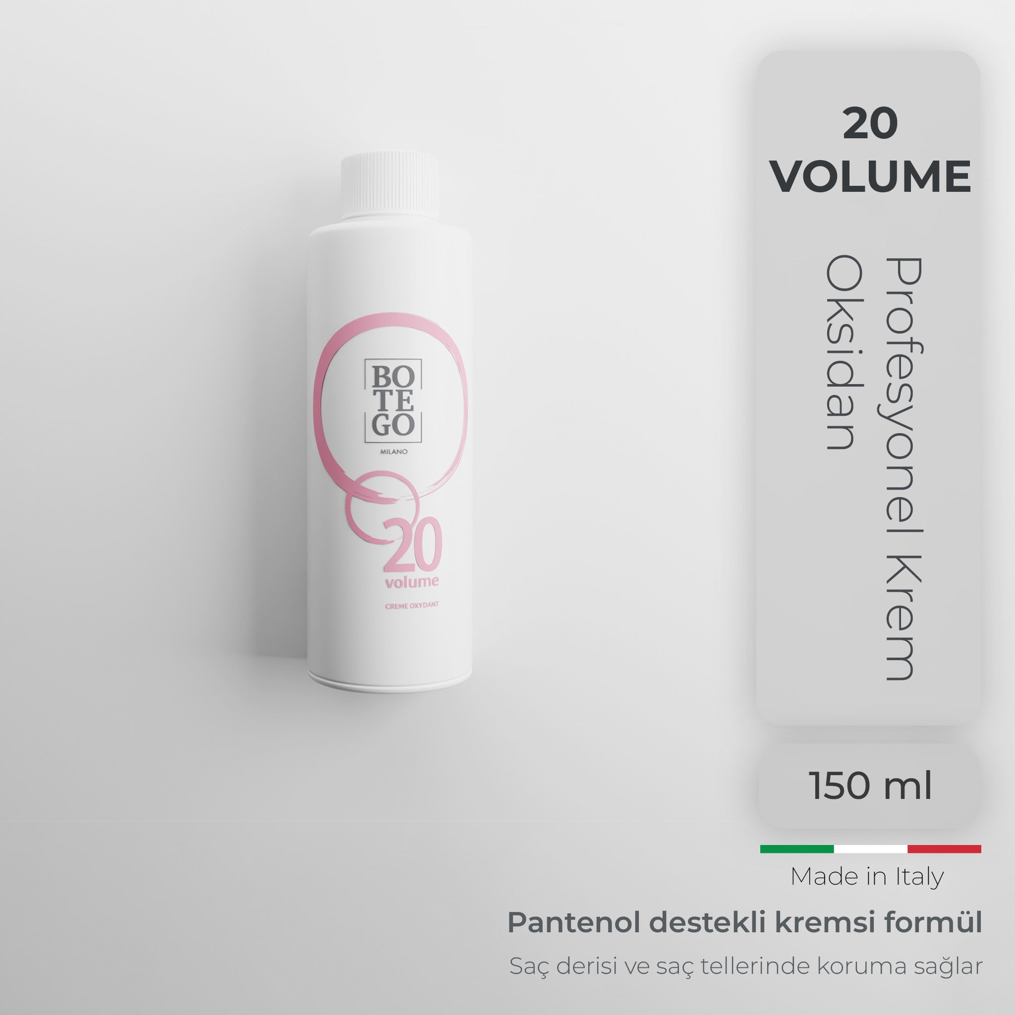 Profesyonel Krem Oksidan 6% | 20 Volume 150 ml – Botego Milano