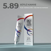 Profesyonel Krem Saç Boyası - 5.89 Sütlü Kahve 100 ml Botego Milano | Saç Boyası, Şampuan, Keratin ve Organik Bakım Ürünleri