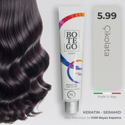 Profesyonel Krem Saç Boyası 5.99 Çikolata | Botego Milano