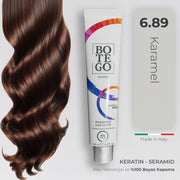 Profesyonel Krem Saç Boyası 6.89 Karamel | Botego Milano