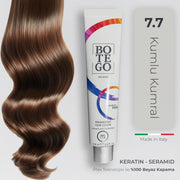 Profesyonel Krem Saç Boyası 7.7 Kumlu Kumral | Botego Milano