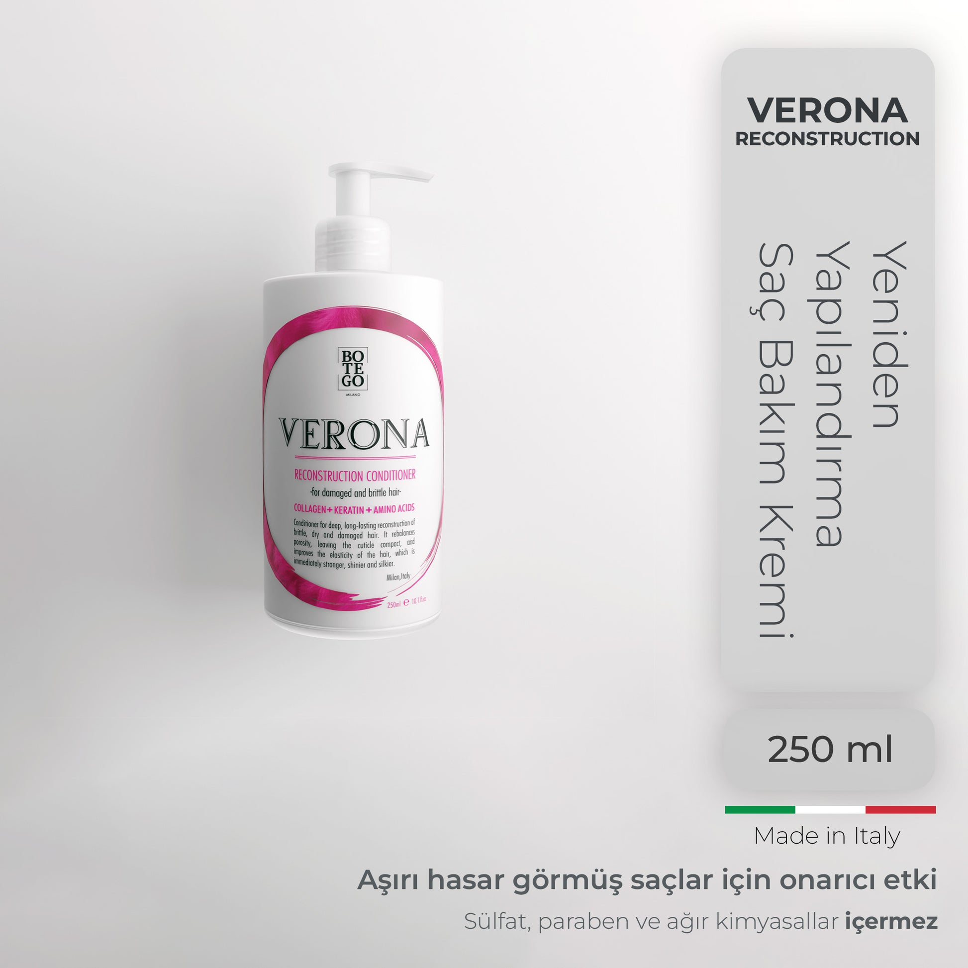 Verona Reconstruction Yeniden Yapılandırma Saç Bakım Kremi