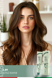 Organica Krem Organik Saç Boyası - 5.89 Sütlü Kahve 100 ml - 1