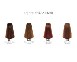 Organica Krem Organik Saç Boyası - 7.43 Dore Bakır Kumral 100 ml - 4