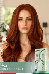 Organica Krem Organik Saç Boyası - 7.43 Dore Bakır Kumral 100 ml 