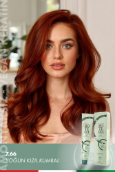 Organica Krem Organik Saç Boyası - 7.66 Yoğun Kızıl Kumral 100 ml 