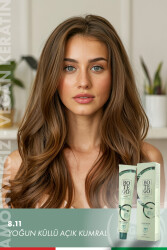 Organica Krem Organik Saç Boyası - 8.11 Yoğun Küllü Açık Kumral 100 ml - 1