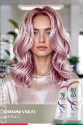 Metallic Shades Krem Saç Boyası - 9 Chrome Violet 100 ml - 1