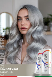 Metallic Shades Krem Saç Boyası - 9 Lunar Gray 100 ml 