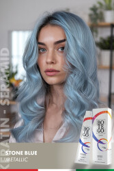 Metallic Shades Krem Saç Boyası - 9 Stone Blue 100 ml 