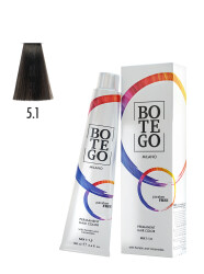 Profesyonel Krem Saç Boyası - 5.1 Açık Küllü Kahve 100 ml - 2