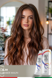 Profesyonel Krem Saç Boyası - 6.58 Amber Maun 100 ml 