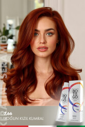 Profesyonel Krem Saç Boyası - 7.66 Yoğun Kızıl Kumral 100 ml 